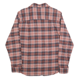 WIND RIVER Mens Red & Blue Plaid Cotton Blend Shirt M Casual Long Sleeve
