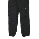 CRAFT Mens Black Polyester Blend Relaxed Trousers W27 L29 Elasticated Waist