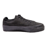TOMMY HILFIGER Low Top Trainers Black Canvas Womens UK 5