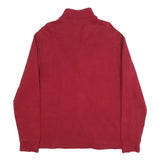 POLO RALPH LAUREN Mens Red Plain Jumper Crew Neck Basic Knit M Cotton Casual