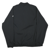ADIDAS Mens Black 2XL Polyester Blend Track Jacket Athletic Zip Casual