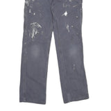CARHARTT Womens Cotton Blend Blue Loose Straight Leg Trousers W30 L32 Workwear