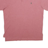 POLO RALPH LAUREN Mens Red Short Sleeve Plain XL Cotton Polo Shirt Classic