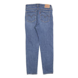 LEVI'S 712 Womens Jeans Blue Slim Skinny Denim Light W29 L26 Zip Cotton Blend