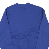 JERZEES Mens Blue Crew Neck Sweatshirt M Kursa Logo Cotton Blend Pullover