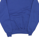 JERZEES Mens Blue Crew Neck Sweatshirt M Kursa Logo Cotton Blend Pullover