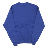 JERZEES Mens Blue Crew Neck Sweatshirt M Kursa Logo Cotton Blend Pullover