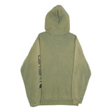 CARHARTT Mens Green & Beige Hoodie L Cotton Blend Casual Sweatshirt