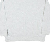 ADIDAS Womens Grey Crew Neck M Cotton Blend Logo Sweatshirt Pullover