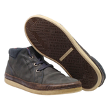 TOMMY HILFIGER Chukka Boots Blue Leather Mens UK 6.5