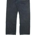 LEVI'S 501 Mens Jeans Black Regular Straight Denim Medium W36 L30 Classic Button