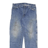 DICKIES Mens Regular Blue Denim Jeans W36 L36 Workwear Cotton Blend Zip