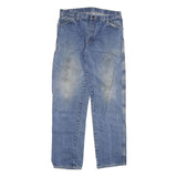 DICKIES Mens Regular Blue Denim Jeans W36 L36 Workwear Cotton Blend Zip