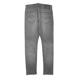 LEVI'S Mens Slim Grey Denim Slim Jeans W30 L29 Stylish Cotton Blend