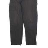 DICKIES Mens Cotton Blend Black Regular Straight Trousers W30 L28 Workwear Zip