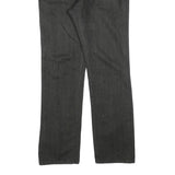 CALVIN KLEIN JEANS Mens Regular Fit Black Denim Jeans W38 L32 Classic Style Zip