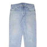 CARHARTT Mens Jeans Blue Regular Straight Denim Light W34 L31 Zip Closure