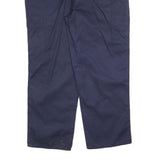 CARHARTT Mens Cotton Blend Navy Blue Regular Straight Trousers W38 L30 Workwear