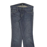 CALVIN KLEIN Womens Blue Regular Fit Straight Denim Jeans W32 L30 Classic Cotton