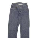LEVI'S 501 Mens Jeans Blue Regular Straight Denim Medium W24 L28 Classic Button