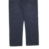 DICKIES Mens Cotton Blend Navy Relaxed Straight Trousers W40 L34 Workwear