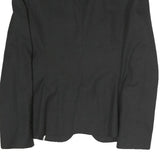 ZARA WOMAN Womens Black Tailored Jacket S Polyester Blend Button Plain Stylish