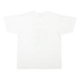 THE BEST Mens White World Lst Margarita Graphic T-Shirt L Short Sleeve Crew Neck