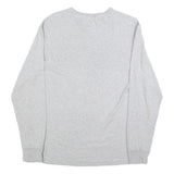 MAJESTIC Mens Grey Indianapolis Colts Long Sleeve Crew Neck T-Shirt M Cotton