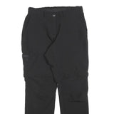 CRIVIT Womens Black Regular Fit Straight Leg Trousers Polyester Blend W30 L28