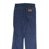 WRANGLER Mens Jeans Blue Regular Straight Denim Medium W30 L32 Classic Fit Zip