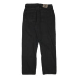 WRANGLER Mens Black Regular Fit Straight Leg Denim Jeans W31 L30 Comfortable