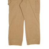 DICKIES Mens Cotton Blend Beige Relaxed Straight Trousers W38 L30 Workwear
