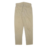 LEVI'S Mens Jeans Beige Relaxed Straight Denim W30 L29 Classic Cotton Blend Zip