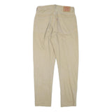 LEVI'S Mens Jeans Beige Relaxed Straight Denim W30 L29 Classic Cotton Blend Zip