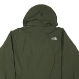 THE NORTH FACE Mens Green L Jacket Polyester Blend Hooded Zip Outdoor Waterproof