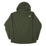 THE NORTH FACE Mens Green L Jacket Polyester Blend Hooded Zip Outdoor Waterproof