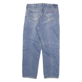 DICKIES Mens Blue Regular Fit Straight Denim Jeans W33 L28 Classic Workwear