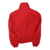 HEAD Mens Red Jacket S Polyester Blend Plain Zip Closure Casual Sport Style