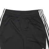 ADIDAS Mens Black & White Casual Shorts XL W35 Logo Three Stripe
