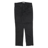 LEVI'S Womens Jeans Black Classic Straight Denim Raw W32 L30 Comfortable Stylish