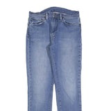 LEVI'S 511 Slim Mens Jeans Blue Denim Light W34 L32 Zip Cotton Blend Slim Fit