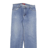 ATRIUM Mens Regular Fit Straight Leg Denim Light Blue Cotton Blend Jeans W32 L32