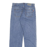 ATRIUM Mens Regular Fit Straight Leg Denim Light Blue Cotton Blend Jeans W32 L32