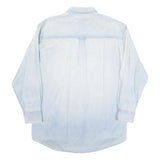 ROUNDTREE AND YORKE Mens Light Blue Shirt Cotton Blend XL Casual Button Down