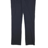 MARELLA Womens Cotton Blend Navy Slim Straight Trousers W32 L32 Smart Workwear