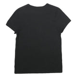 CHAMPION Womens Black T-Shirt XS Short Sleeve Crew Neck Cotton Casual Graphic