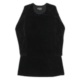 JIGSAW Womens Black Day Dress Polyester Blend Long Sleeve S Simple Classic