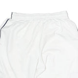 NIKE Mens White Sports Casual Shorts L W26 Paris Print Elastic Waistband