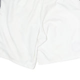 NIKE Mens White Sports Casual Shorts L W26 Paris Print Elastic Waistband