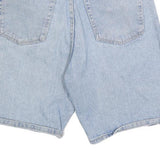 WRANGLER Mens Shorts Blue Casual Denim L W33 Light Wash